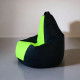 Кресло-мешок Mio Tesoro Груша Kombo XXL GF-130x85-CHN черный/неон