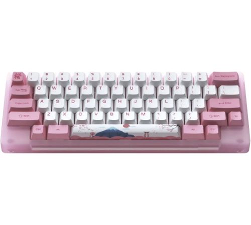 Клавиатура Akko ACR 59 Acrylic Tokyo Akko CS Jelly Pink