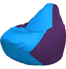 Кресло-мешок Flagman Груша Мега XXXL Г3.1-269 голубой/фиолетовый