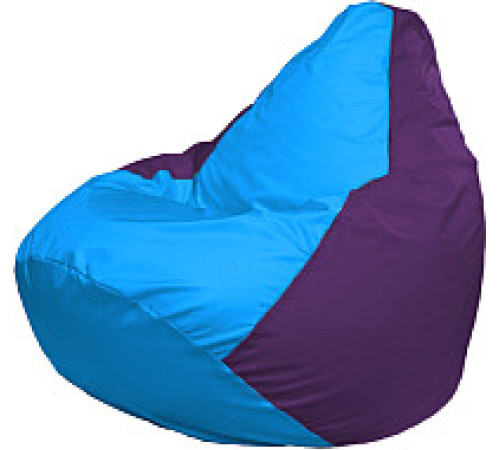 Кресло-мешок Flagman Груша Мега XXXL Г3.1-269 голубой/фиолетовый