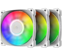 Комплект вентиляторов для корпуса Geometric Future Squama 2505 ARGB Triple Pack белый