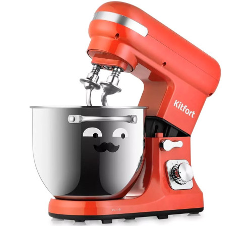 Планетарный миксер Kitfort KT-3416-1 красный