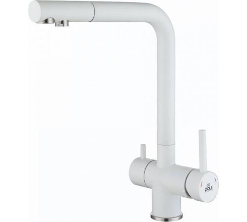 Смеситель Paulmark Skalen Sk213020-431 белый матовый