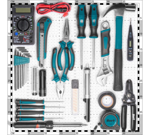 Универсальный набор инструментов Bort BTK-30E 30 предметов