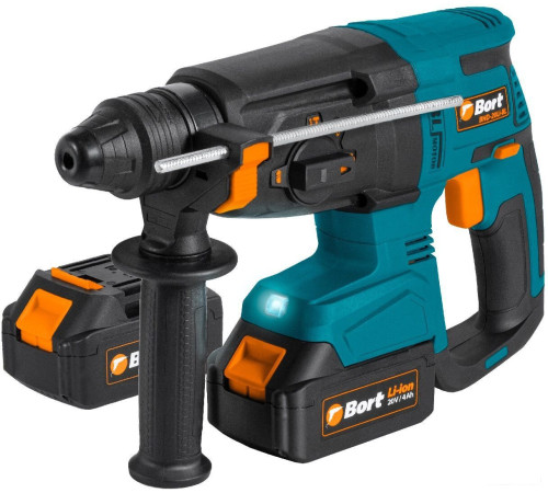 Перфоратор Bort BHD-20LI-BL с 2-мя АКБ, кейс