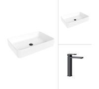 Умывальник Lauter 21842 + Cascade 21СК0655BS