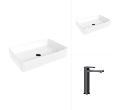 Умывальник Lauter 21842 + Cascade 21СК0655BS