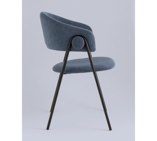 Стул Stool Group Колин NEW AV 487 вельвет пыльно-синий