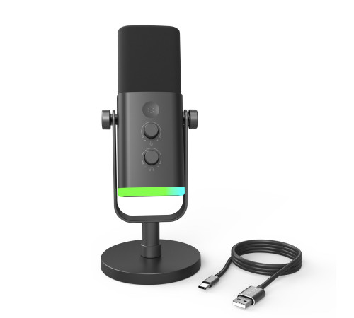 Проводной микрофон FIFINE AM8 черный