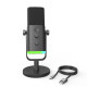 Проводной микрофон FIFINE AM8 черный
