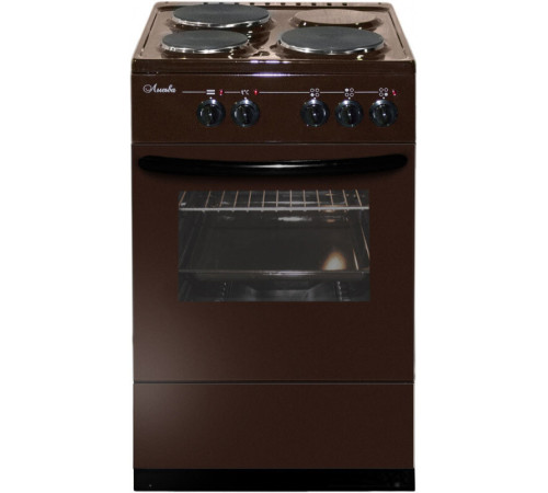 Кухонная плита Лысьва ЭП 301 М2С без крышки, коричневый