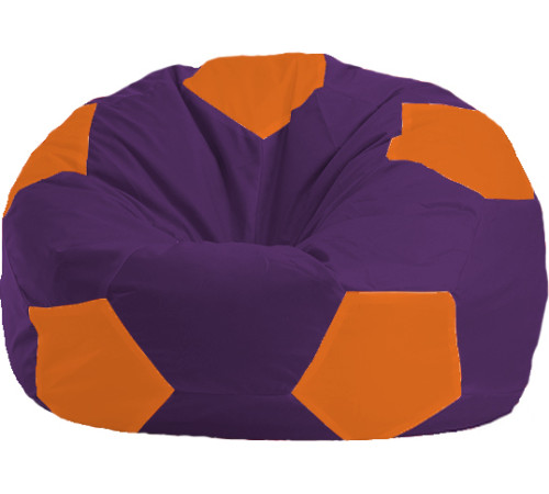 Кресло-мешок Flagman Мяч Стандарт М1.1-33 фиолетовый/оранжевый