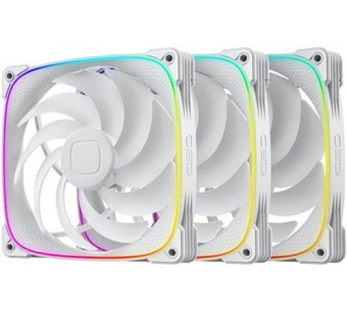 Комплект вентиляторов для корпуса Geometric Future Squama 2503-14 Triple Pack белый