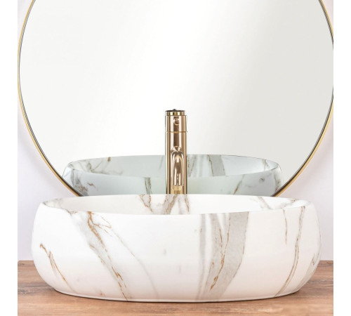 Умывальник Rea Linda лава матовый