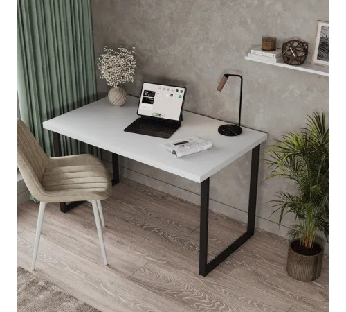 Стол Soma Bliss 36 120x66 белый/черный