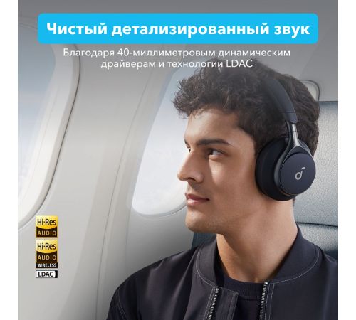 Наушники Anker Soundcore Space One черный