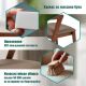 Стул с подлокотниками TetChair Versa мягкое сиденье 2шт, коричневый