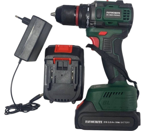 Дрель-шуруповерт Favourite DC NB21 Promo с 2-мя АКБ, кейс