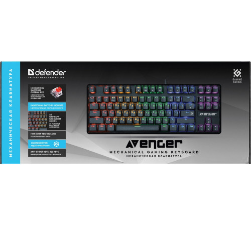 Клавиатура Defender Avenger GK-412
