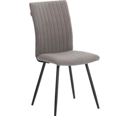 Стул TetChair Monte Carlo флок серый/черный