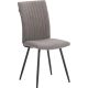 Стул TetChair Monte Carlo флок серый/черный