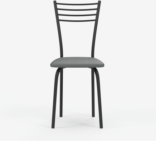 Стул Mio Tesoro Сигма серый/черный