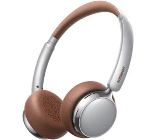 Наушники Ugreen Studio Plus HP207 серебристый/коричневый