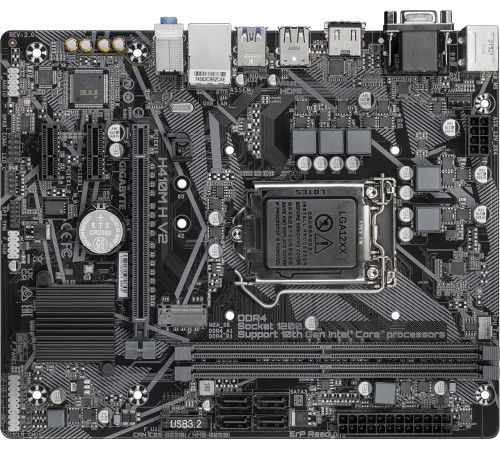 Материнская плата Gigabyte H410M H V2 rev. 2.1
