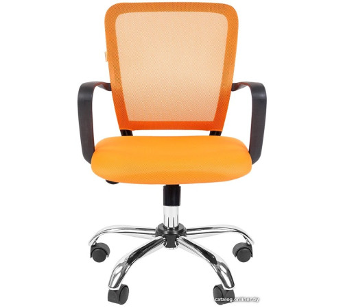 Офисное кресло CHAIRMAN 698 Chrome оранжевый