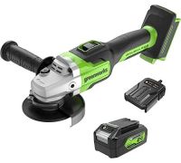 Угловая шлифмашина Greenworks GD24AGK4 3200207UB с 1-м АКБ 4Ач
