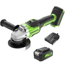 Угловая шлифмашина Greenworks GD24AGK4 3200207UB с 1-м АКБ 4Ач