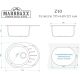 Кухонная мойка MARRBAXX Тейлор Z10Q4 черный