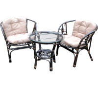 Набор садовой мебели Garden Story Багамы Мини CV-14C бежевый/коньячный