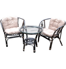 Набор садовой мебели Garden Story Багамы Мини CV-14C бежевый/коньячный