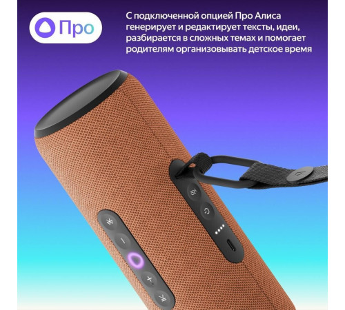 Умная колонка Яндекс Станция Стрит оранжевый