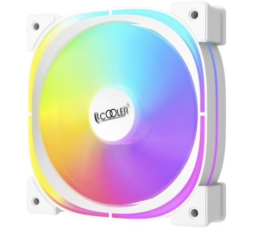 Вентилятор для корпуса PCCooler EF120 ARGB белый