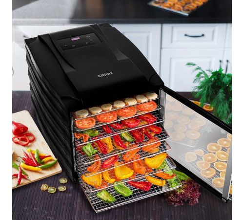 Сушилка для овощей и фруктов Kitfort KT-1921