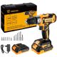 Дрель-шуруповерт Deko Banger 20V ONE+ 083-1109 с 2-мя АКБ, кейс