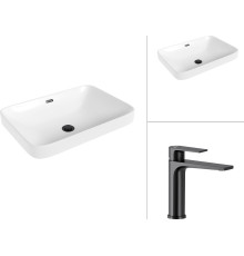 Умывальник Lauter 21441B + Reef 21CK678BS