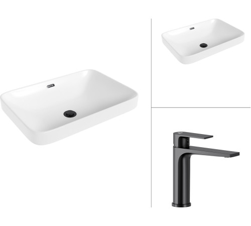 Умывальник Lauter 21441B + Reef 21CK678BS