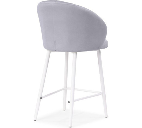 Стул с подлокотниками Woodville Бэнбу полубарный Velutto 49/белый