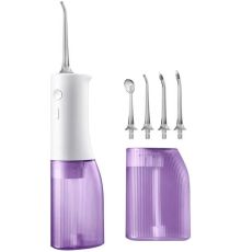 Ирригатор  Soocas W3 Pro 4 насадки, фиолетовый