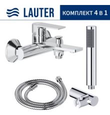Смеситель Lauter Reef 21CK6678C с лейкой Relexa Lily 21S10048