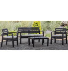 Набор садовой мебели Ipae Progarden JAV04CCA антрацит