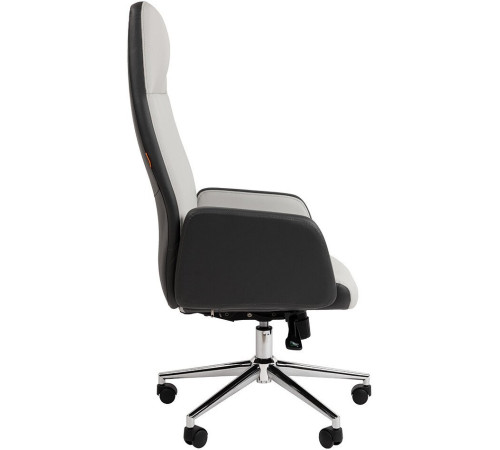 Офисное кресло CHAIRMAN 929 экопремиум серый/светло-серый