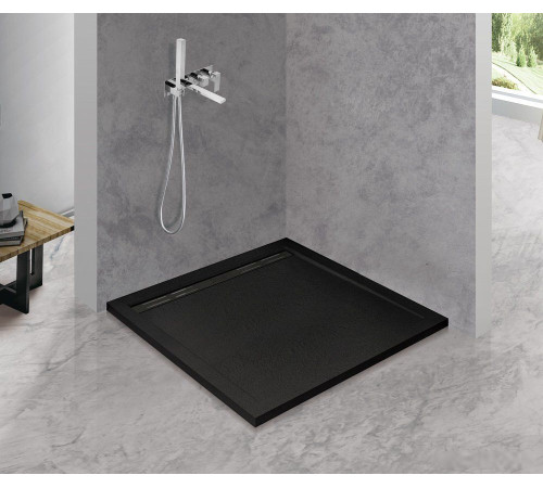 Душевой поддон Cezares TRAY-AS-A-100-30-NERO 100x100