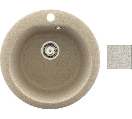 Кухонная мойка БелЭворс Nika темно-бежевый