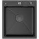 Кухонная мойка ARFEKA ECO AR 450*500 POP-UP BLACK PVD NANO DECOR MILLET GRAINS