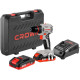 Дрель-шуруповерт Crown CT21131HMX-2 BMC с 2-мя АКБ, кейс