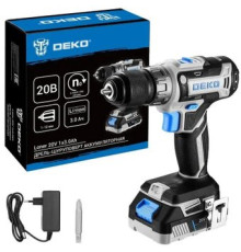 Дрель-шуруповерт Deko Loner 20V 085-1006 с 1-им АКБ